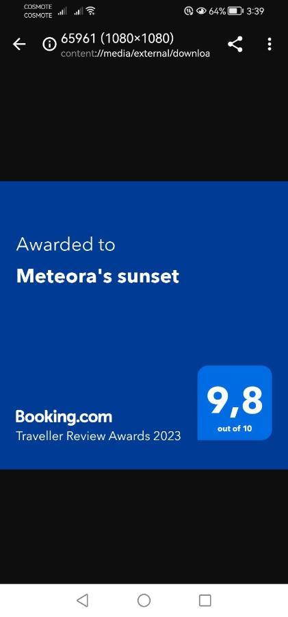 Meteora'S Sunset Apartment Kalambaka Exterior photo